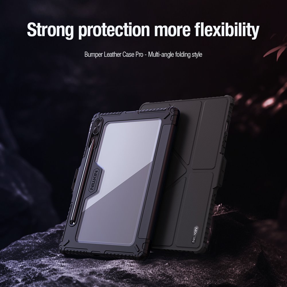 Nillkin Bumper PRO Protective Stand Case Multi-angle pro Samsung Galaxy Tab S9/S10 FE Black