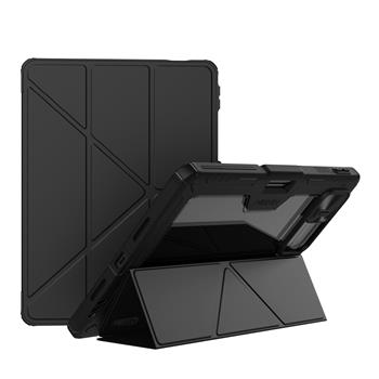 Flipové pouzdro Nillkin Bumper PRO Protective Stand Case Multi-angle pro Samsung Galaxy Tab S9/S10 FE, černá