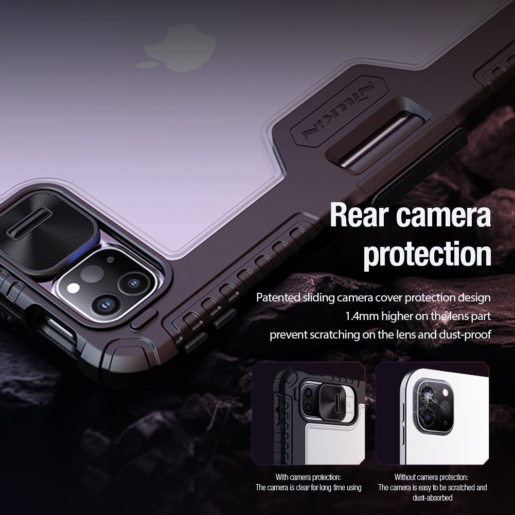 Nillkin Bumper PRO Protective Stand Case Multi-angle pro iPad Pro 11 2024 Sapphire Blue