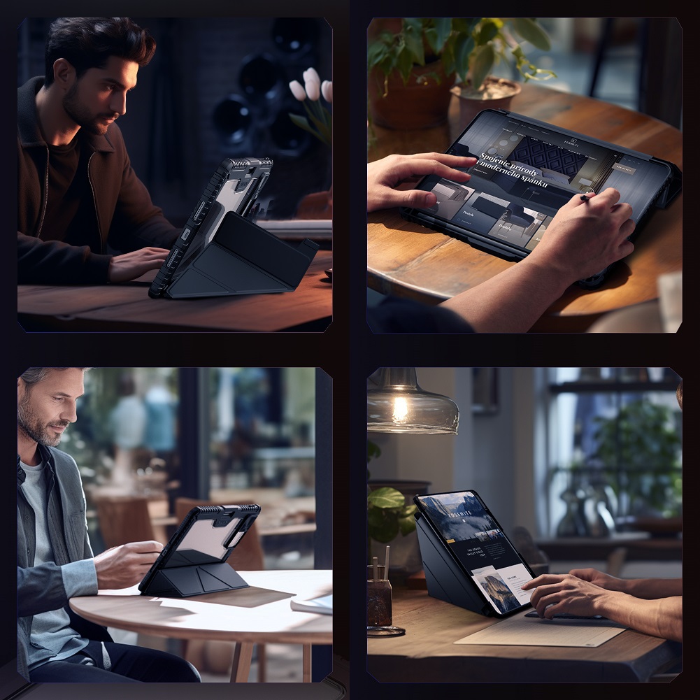 Nillkin Bumper PRO Protective Stand Case Multi-angle pro Xiaomi Pad 7/7 Pro Black