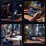 Nillkin Bumper PRO Protective Stand Case Multi-angle pro iPad Pro 13 2024 Black