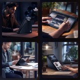 Nillkin Bumper PRO Protective Stand Case Multi-angle pro Samsung Galaxy Tab S9 Ultra/S10 Ultra Black