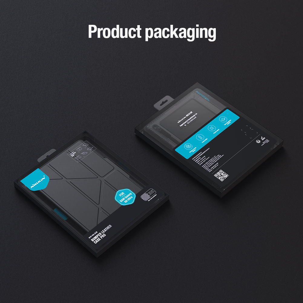 Nillkin Bumper PRO Protective Stand Case Multi-angle pro Samsung Galaxy Tab S9 Ultra/S10 Ultra Black