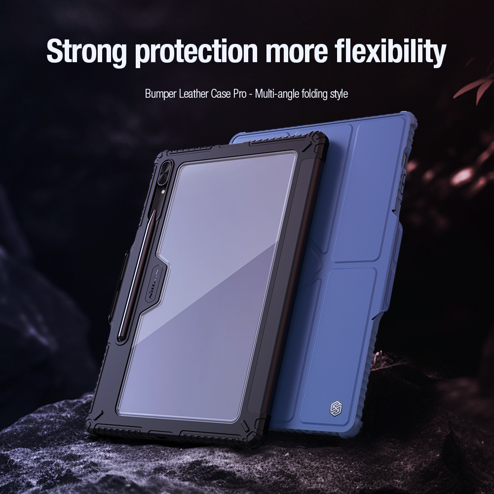 Nillkin Bumper PRO Protective Stand Case Multi-angle pro Samsung Galaxy Tab S9 Ultra/S10 Ultra Black