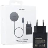 Samsung Magnetická Bezdrátová Rychlonabíječka 25W EP-P2900TBE Dark Grey + Adaptér 45w