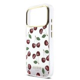 Guess PC/TPU Mirror Glitter Cherry MagSafe Zadní Kryt pro iPhone 17 Pro