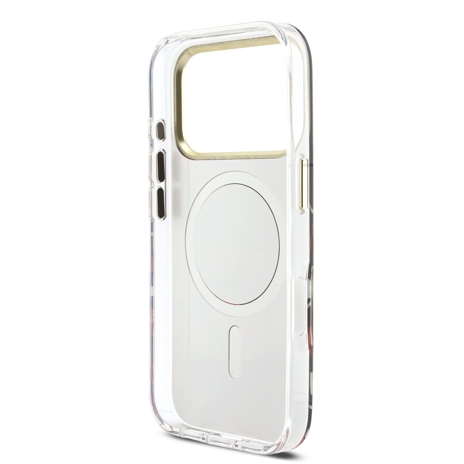 Guess PC/TPU Mirror Glitter Cherry MagSafe Zadní Kryt pro iPhone 17 Pro Max