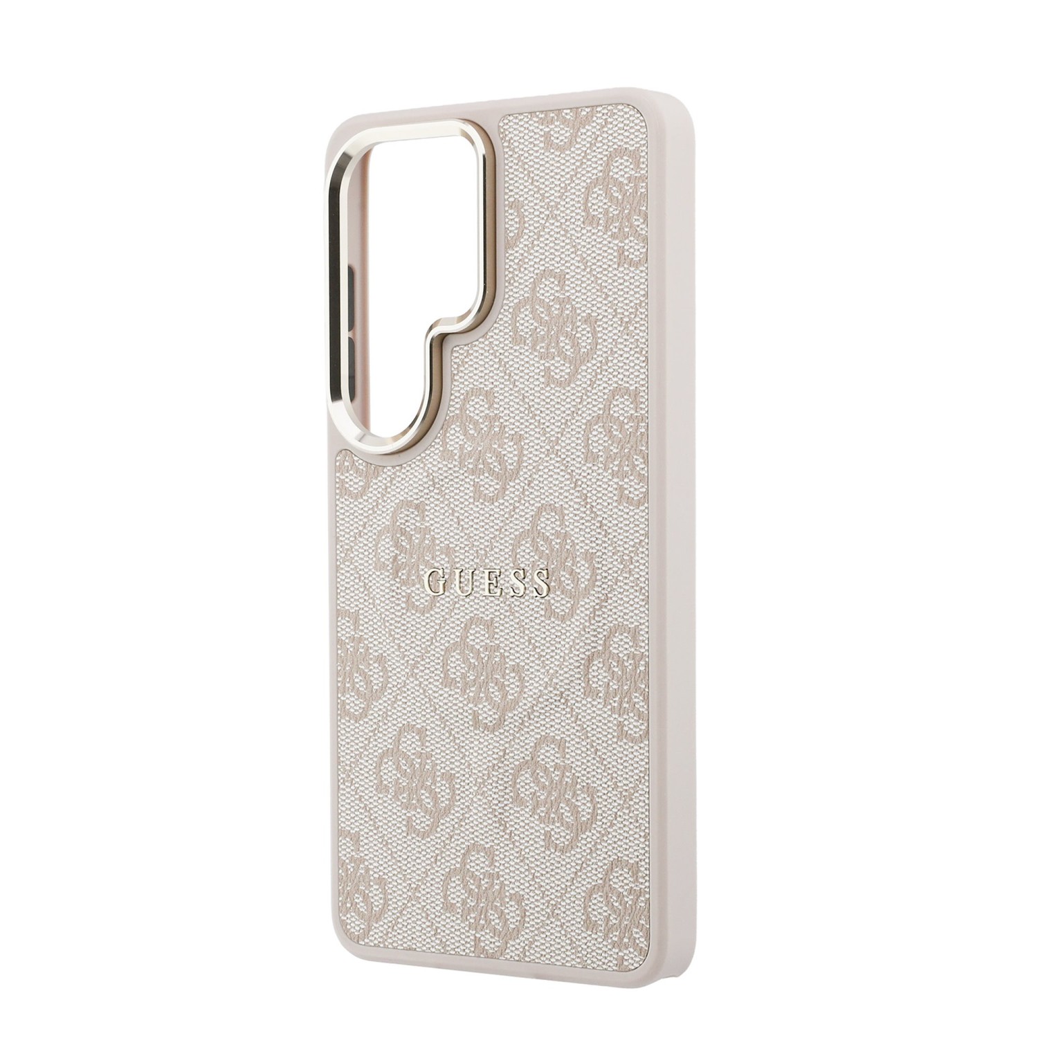 Guess PU Leather 4G Gold Frame Magnetic Zadní Kryt pro Samsung Galaxy S26 Ultra Pink