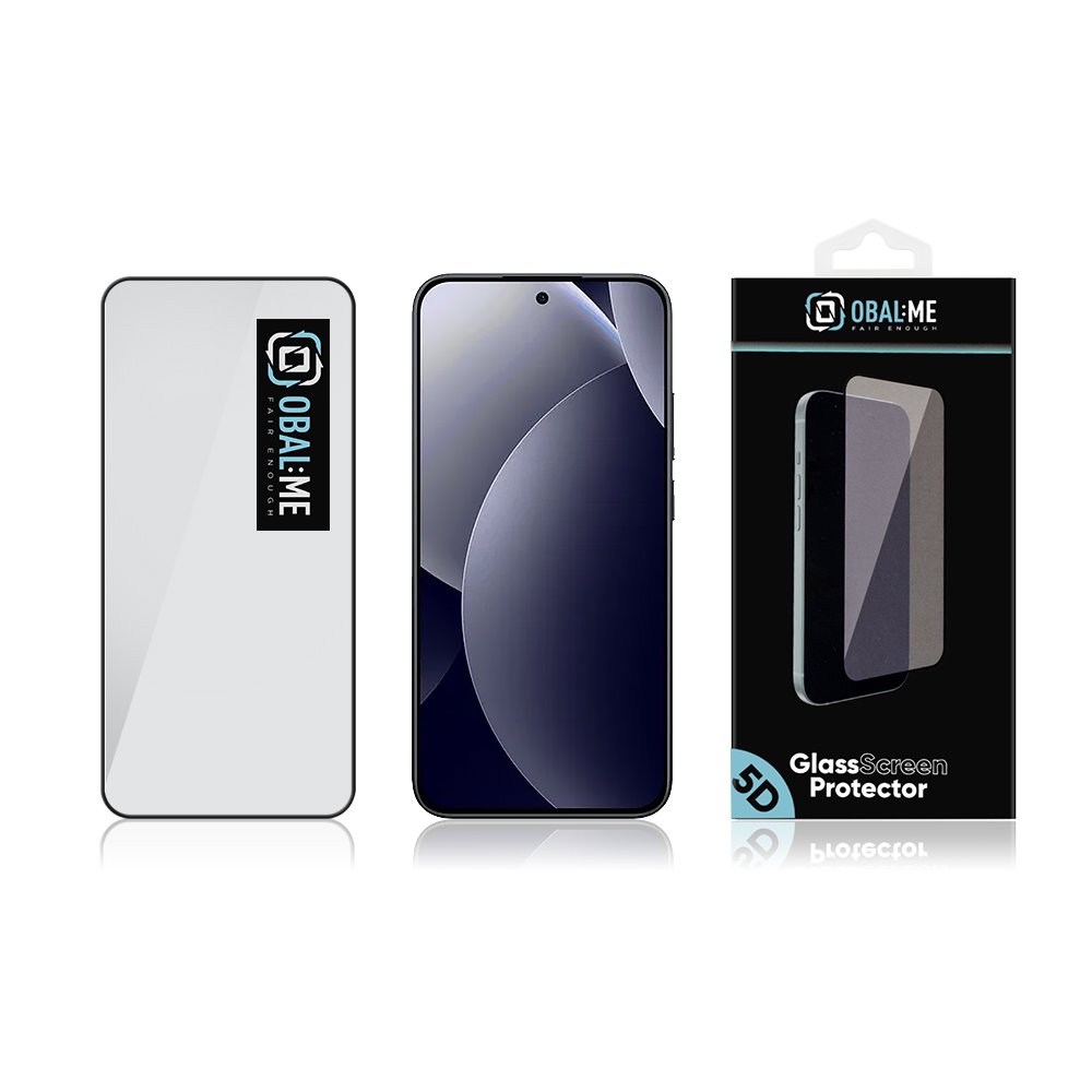 OBAL:ME 5D Tvrzené Sklo pro Xiaomi Redmi Note 15 Pro 4G Black