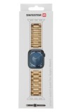 Swissten řemínek pro Apple Watch kovový 38 / 40 / 41, zlatá