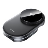 Skládací bezdrátová Qi2 nabíječka Swissten MagBase 3v1 (kompatibilní s MagSafe) černá