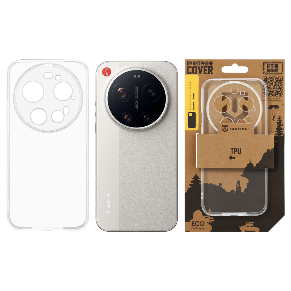 Tactical TPU Kryt pro Xiaomi 17 Ultra Transparent