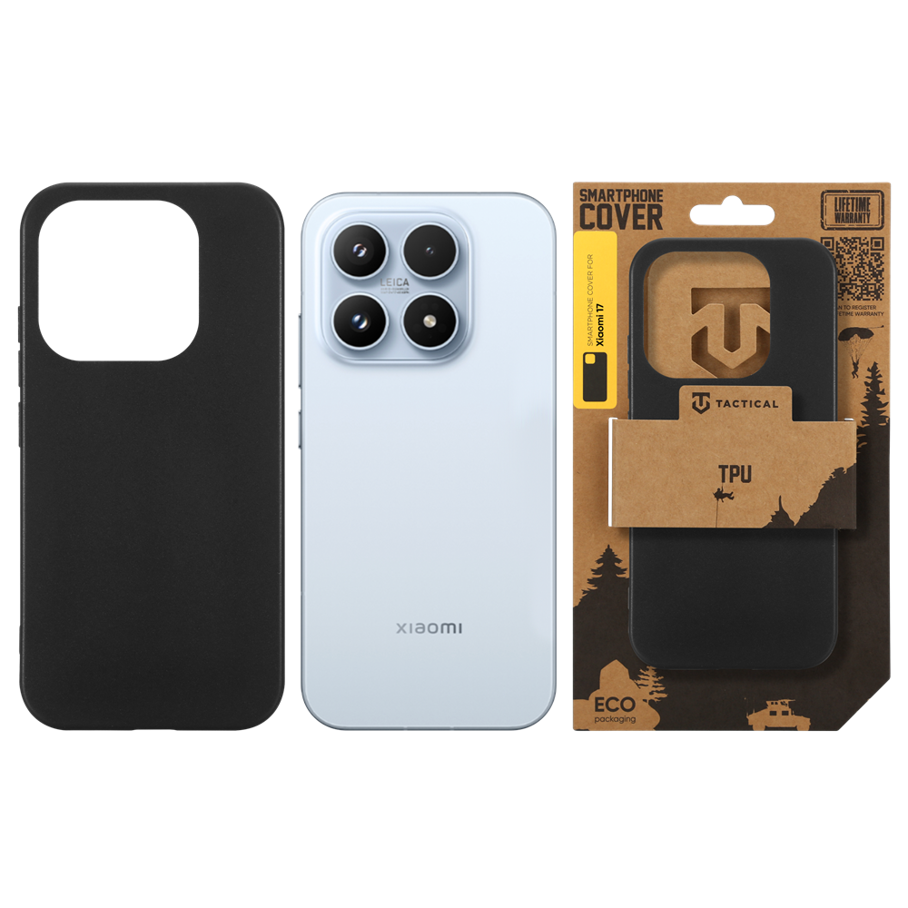 Tactical TPU Kryt pro Xiaomi 17 Black