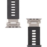 Tactical Tough Band pro Apple Watch Ultra Black/Silver