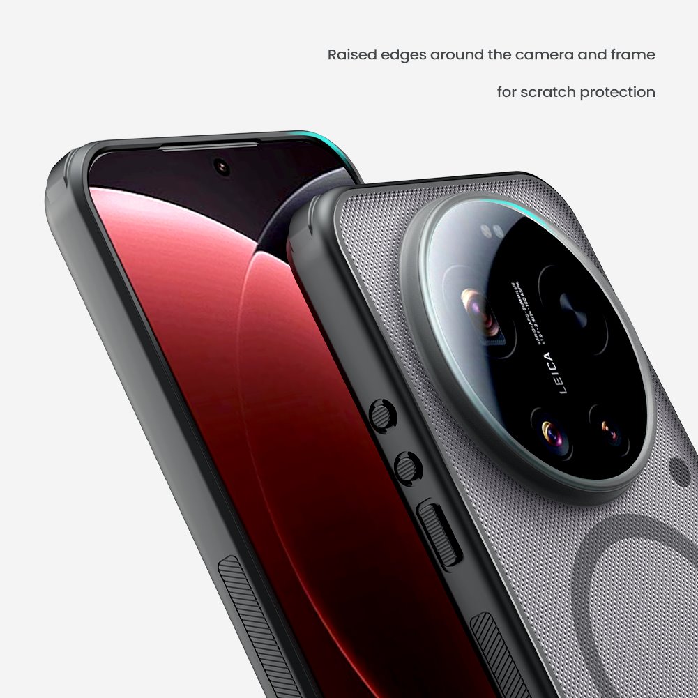 Nillkin Super Frosted PRO Magnetic Zadní Kryt pro Xiaomi 17 Ultra Transparent Black