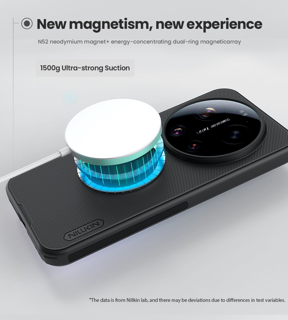 Nillkin Super Frosted PRO Magnetic Zadní Kryt pro Xiaomi 17 Ultra Black