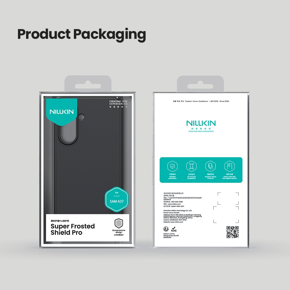 Nillkin Super Frosted PRO Zadní Kryt pro Samsung Galaxy A37 Black