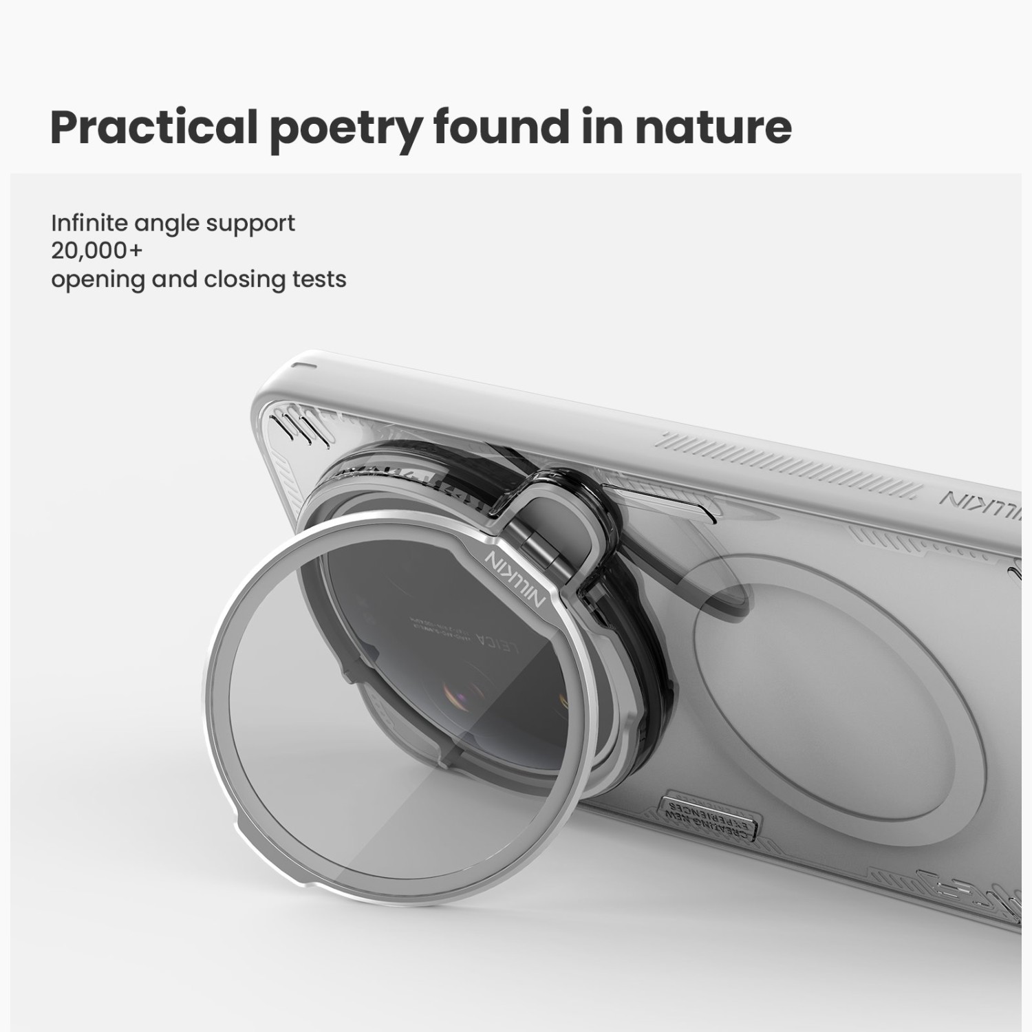 Nillkin Iceblade Prop Magnetic Kryt pro Xiaomi 17 Ultra Dark Night Black