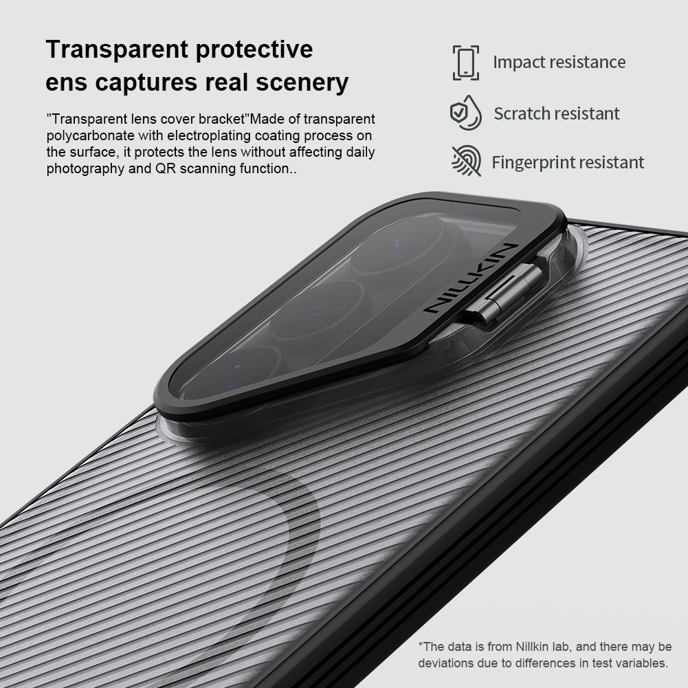 Nillkin CamShield Prop Magnetic (Transparent Lens) Zadní Kryt pro Samsung Galaxy S26 Ultra Transparent Black