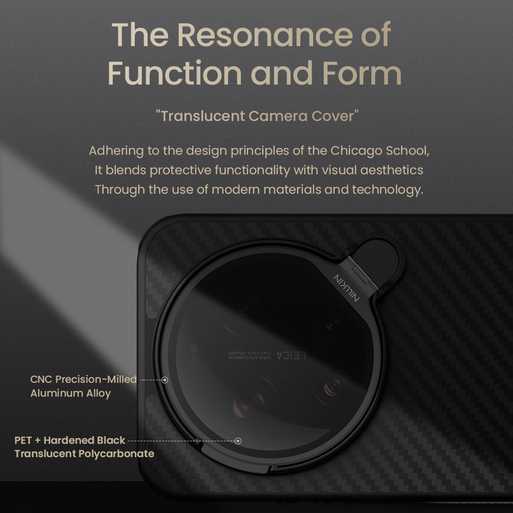 Nillkin CarboProp Aramid Magnetic Zadní Kryt pro Xiaomi 17 Ultra Black