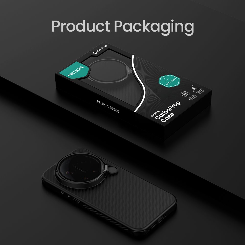 Nillkin CarboProp Aramid Magnetic Zadní Kryt pro Xiaomi 17 Ultra Black