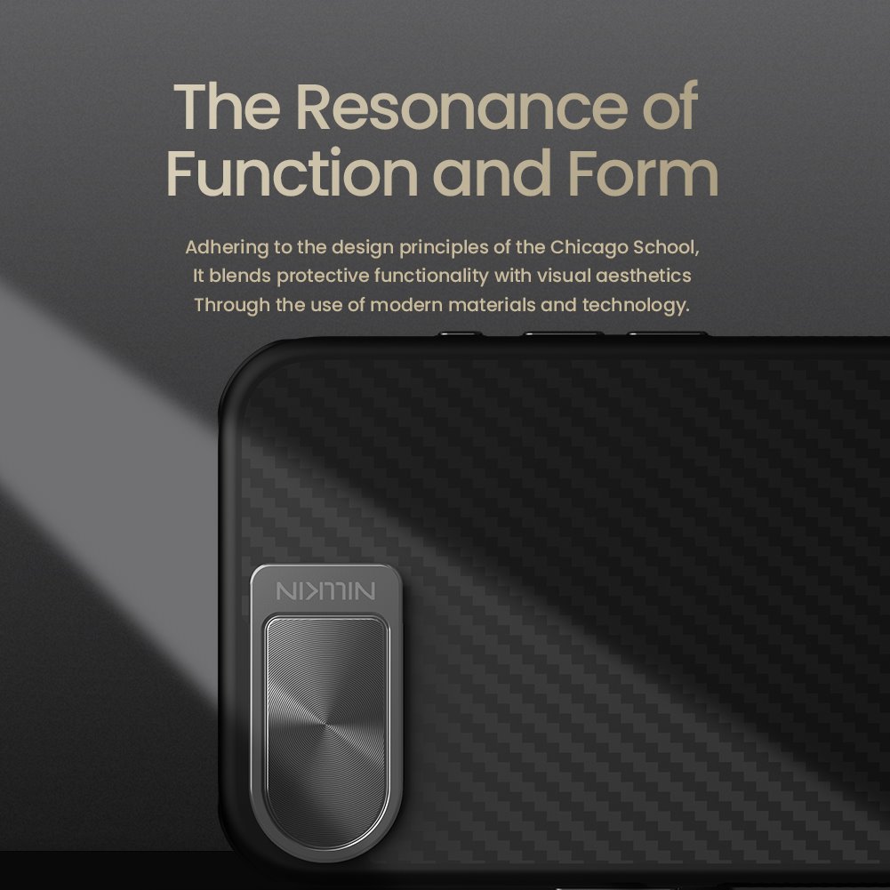 Nillkin CarboProp Aramid Magnetic Zadní Kryt pro Apple iPhone 17e/16e Black