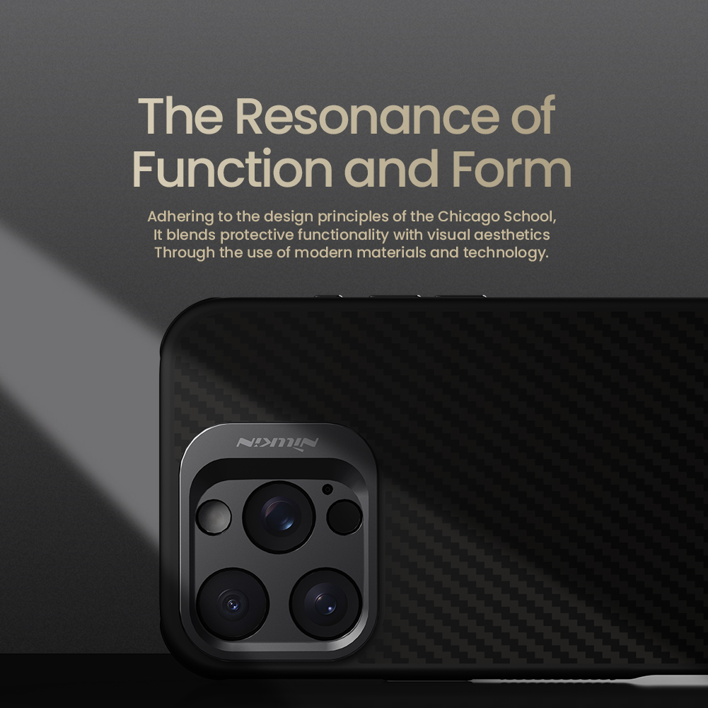 Nillkin CarboProp Aramid Magnetic Zadní Kryt pro Apple iPhone 16 Pro Max Black
