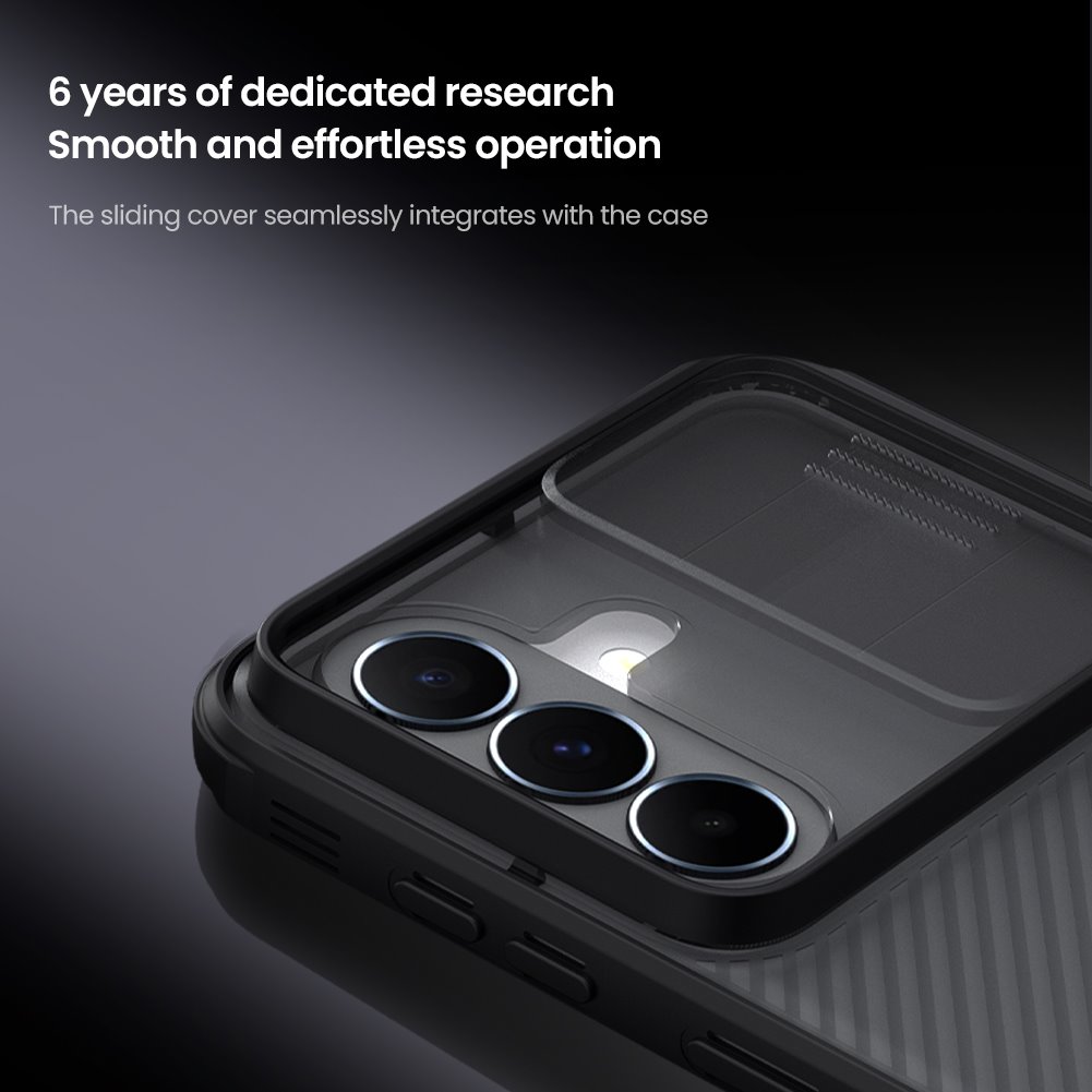 Nillkin CamShield PRO Zadní Kryt pro Samsung Galaxy A37 Transparent Black