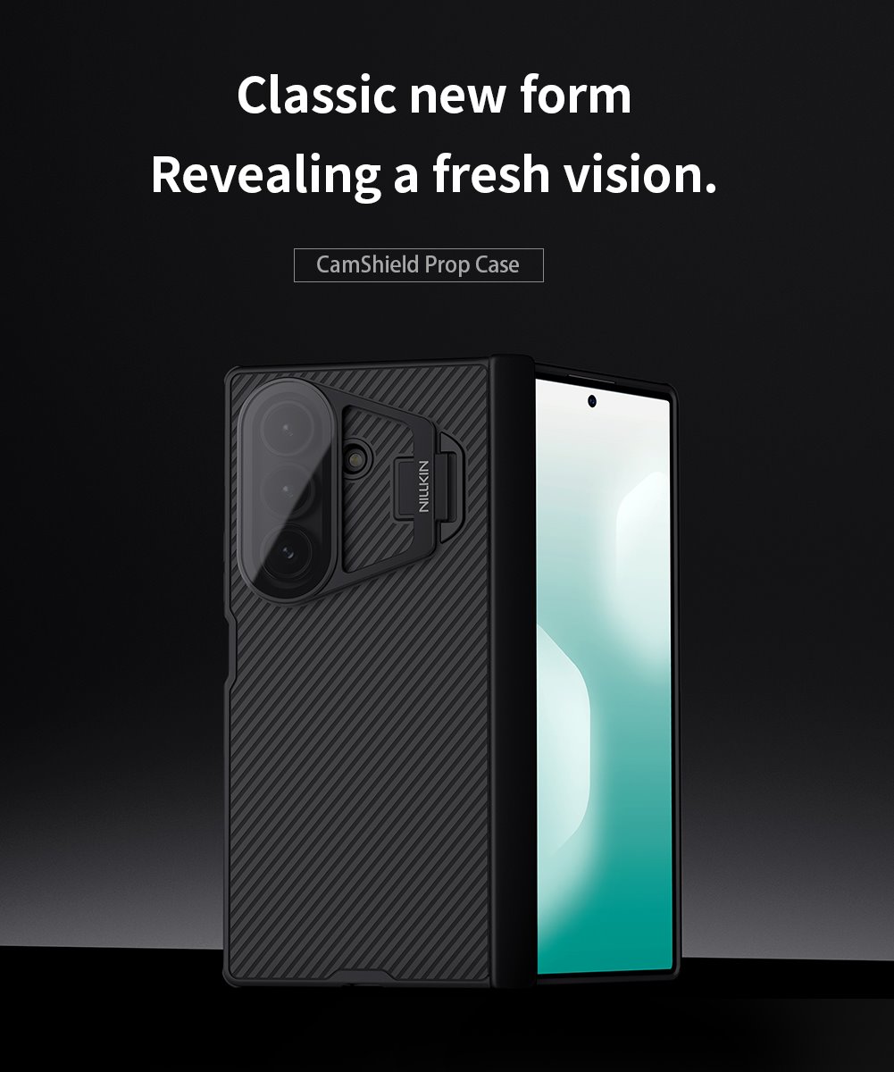 Nillkin CamShield Prop (Transparent Lens) Zadní Kryt pro Samsung Galaxy Z Fold 7 Black