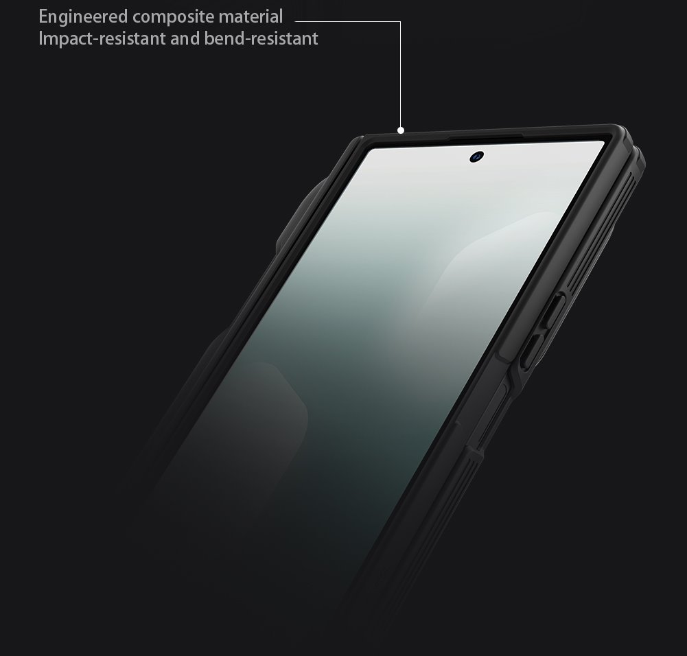 Nillkin CamShield Prop Pen Slot (Transparent Lens) Zadní Kryt pro Samsung Galaxy Z Fold 7 Black