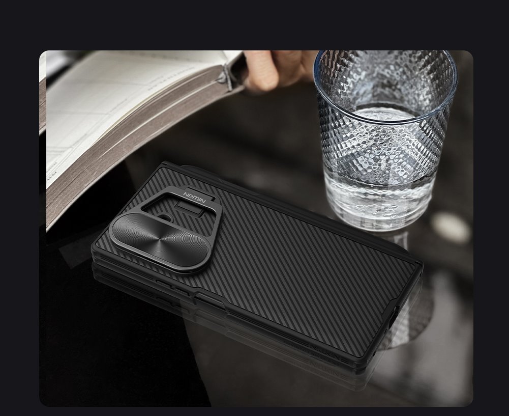 Nillkin CamShield Prop Pen Slot Zadní Kryt pro Samsung Galaxy Z Fold 7 Black