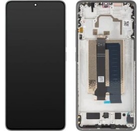 LCD display + dotyková doska + predný kryt pre Xiaomi 15T Pro, black (Service Pack)