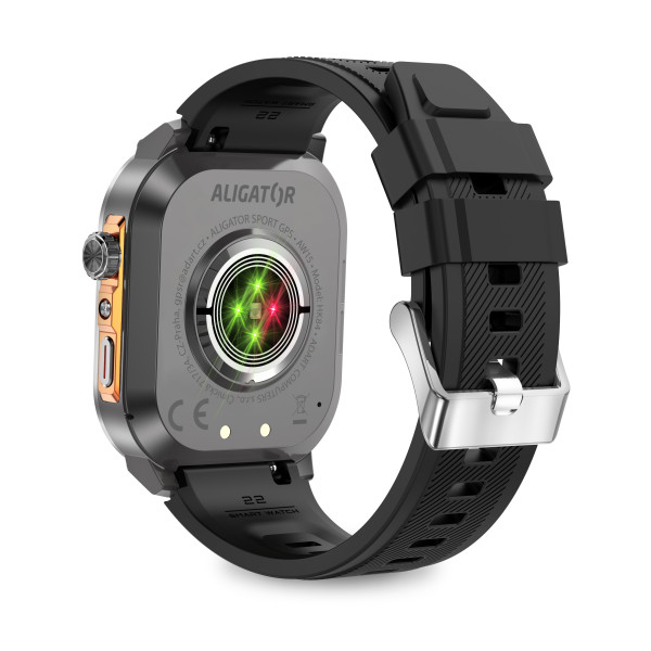 Aligator Watch Sport GPS černá