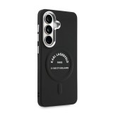 Karl Lagerfeld PU RSG Logo Magnetic Zadní Kryt pro Samsung Galaxy S26 Black