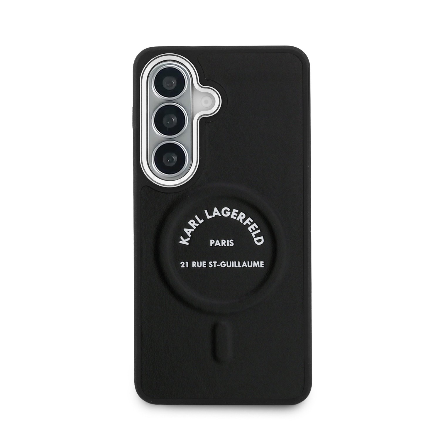 Karl Lagerfeld PU RSG Logo Magnetic Zadní Kryt pro Samsung Galaxy S26 Black