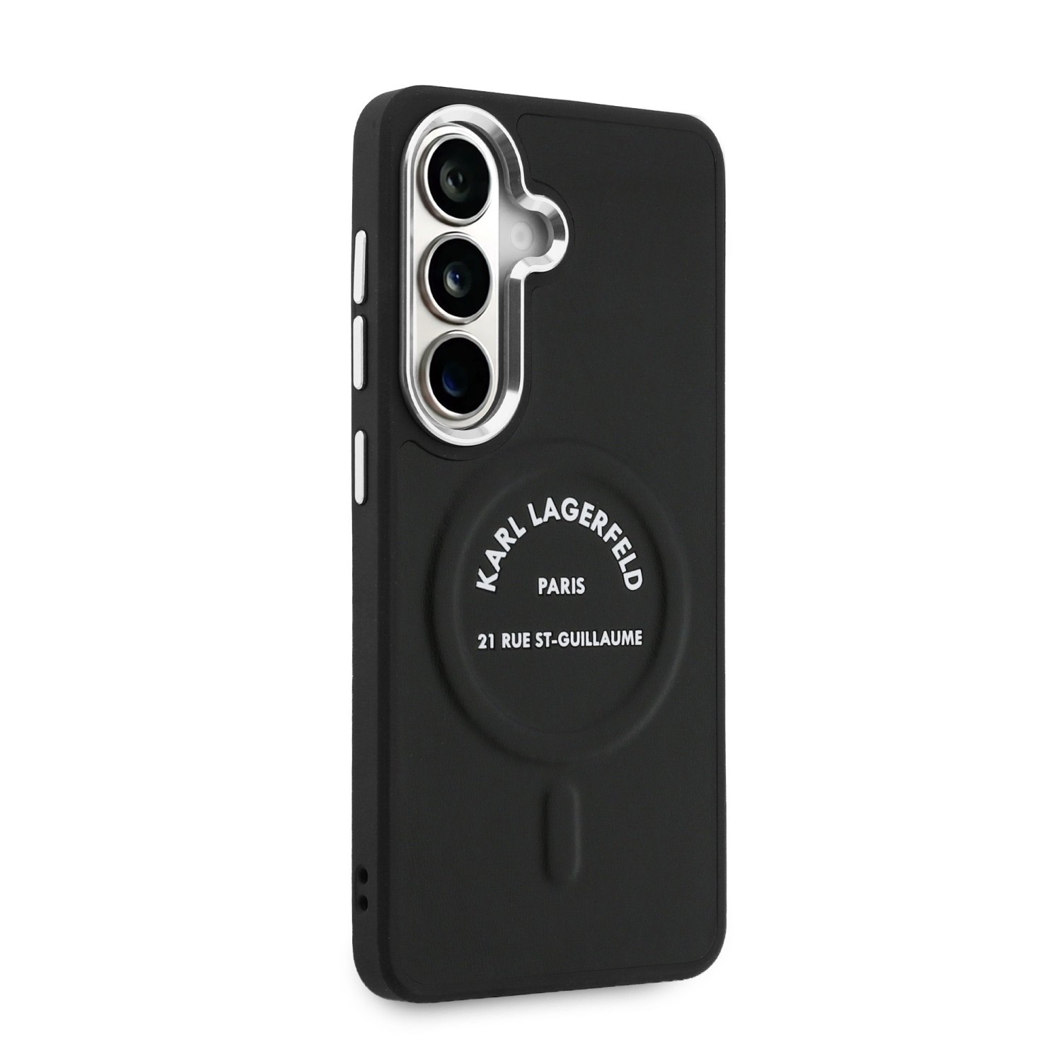 Karl Lagerfeld PU RSG Logo Magnetic Zadní Kryt pro Samsung Galaxy S26 Black