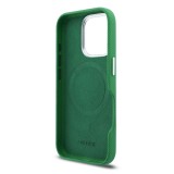 Lacoste PVC Iconic Petit Pique Metal Logo MagSafe Zadní Kryt pro iPhone 16 Pro Estragon Green