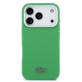 Zadný kryt Lacoste PVC Iconic Petit Pique Metal MagSafe pre Apple iPhone 17 Pro, green