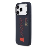 Red Bull Silicone MV1 MagSafe Zadní Kryt pro iPhone 17 Pro Navy