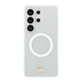 Zadný kryt Lacoste PC/TPU Frosted Finish Gold Logo Magnetic pre Samsung Galaxy S26 Ultra, biela