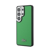 Lacoste Petit Pique Metal Logo Magnetic Zadní Kryt pro Samsung Galaxy S26 Ultra Estragon Green