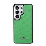 Lacoste Petit Pique Metal Logo Magnetic Zadní Kryt pro Samsung Galaxy S26 Ultra Estragon Green