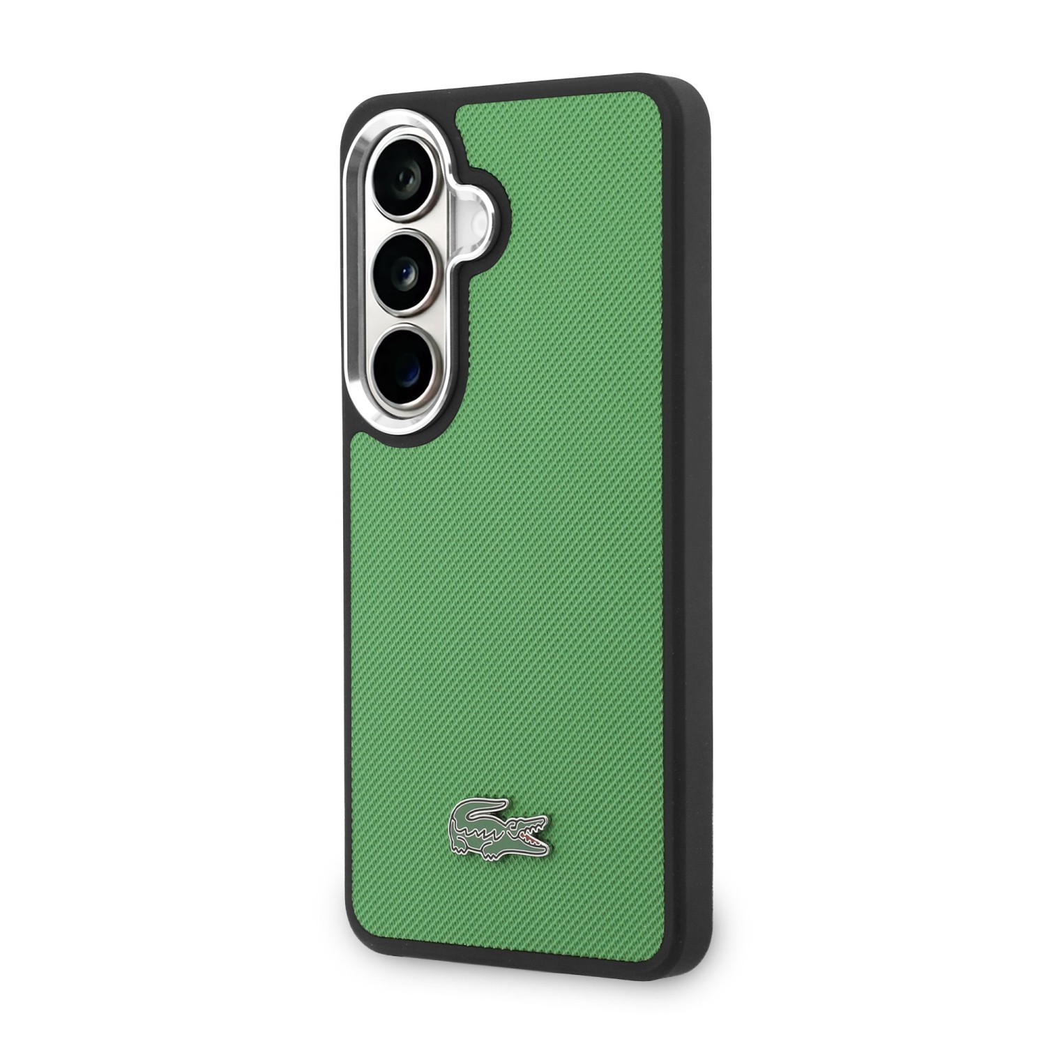 Lacoste Petit Pique Metal Logo Magnetic Zadní Kryt pro Samsung Galaxy S26+ Estragon Green