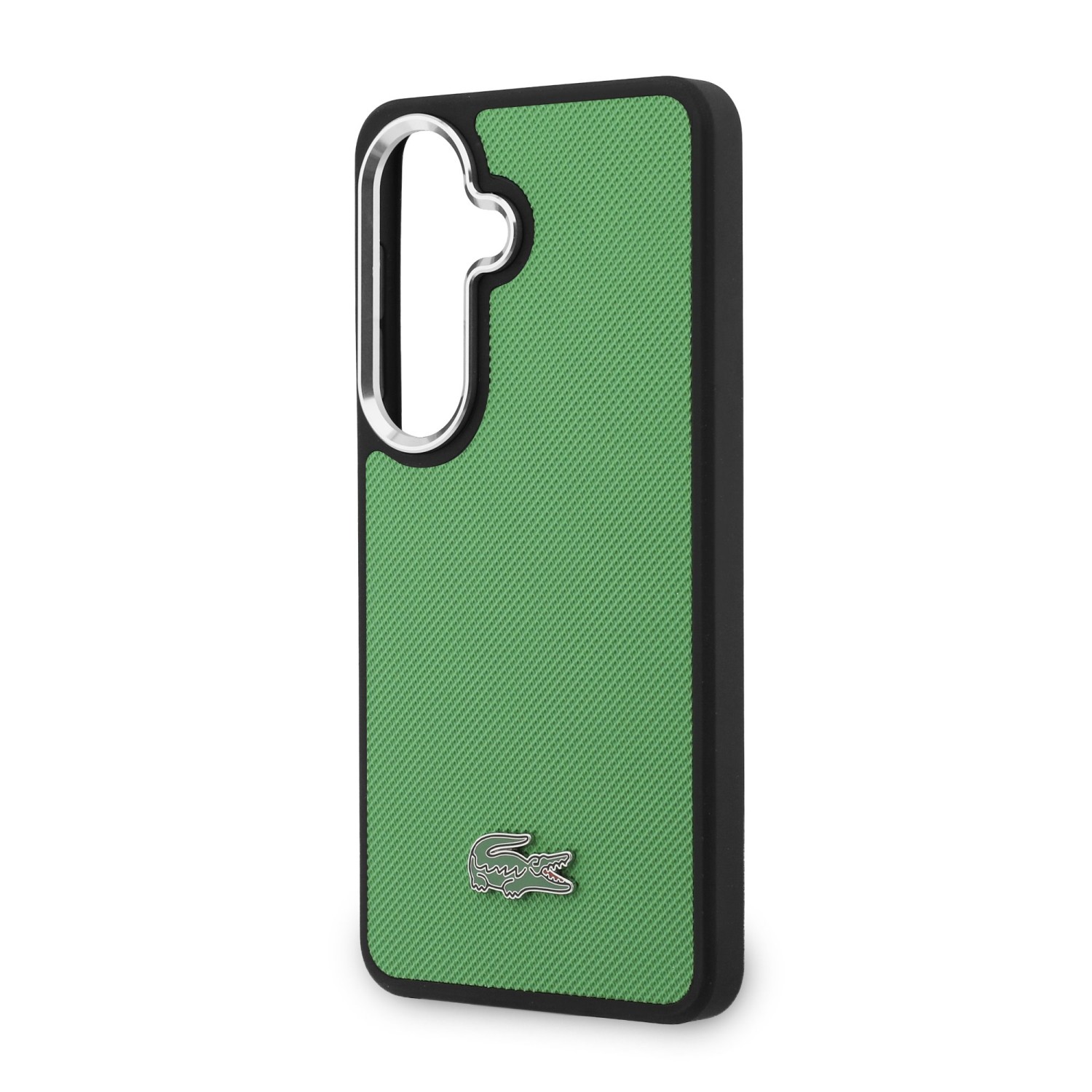 Lacoste Petit Pique Metal Logo Magnetic Zadní Kryt pro Samsung Galaxy S26+ Estragon Green