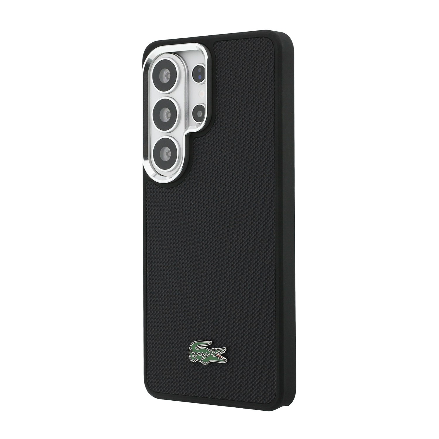 Lacoste Petit Pique Metal Logo Magnetic Zadní Kryt pro Samsung Galaxy S26 Ultra Black