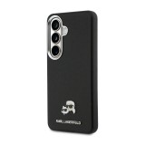Karl Lagerfeld Grained PU Leather K&CH Heads Magnetic Zadní Kryt pro Samsung Galaxy S26+ Black