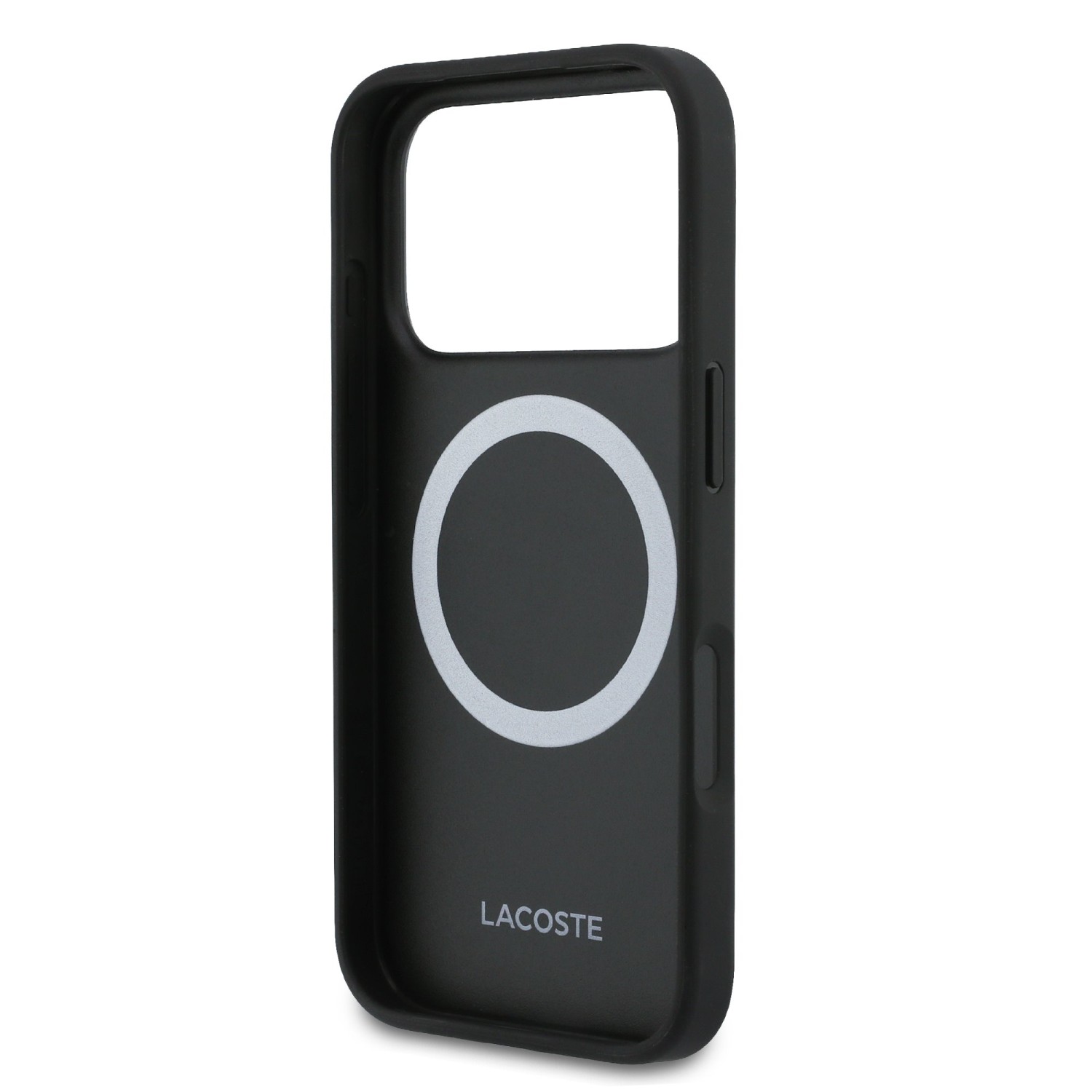 Lacoste PVC Blend MagSafe Zadní Kryt + Peněženka pro iPhone 17 Pro Max Brown