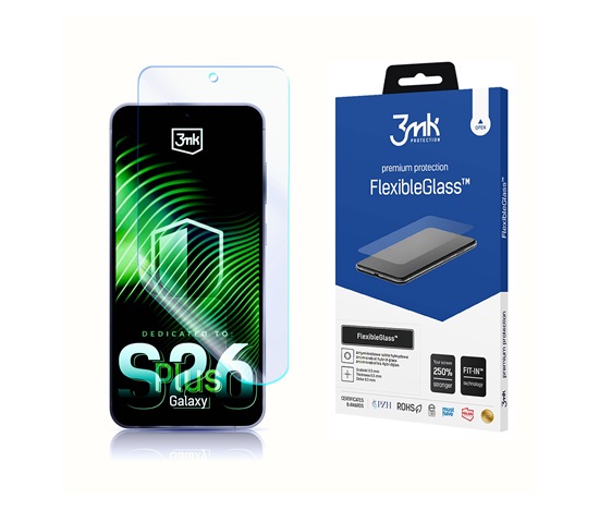 Tvrzené hybridní sklo 3mk FlexibleGlass pro Samsung Galaxy S26