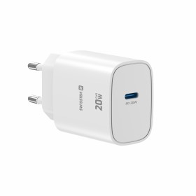 Swissten Sieťový Adaptér Edge GaN 1x USB-C PD 20W biela