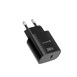 Swissten Síťový Adaptér Edge GaN 1x USB-C PD 20W černá